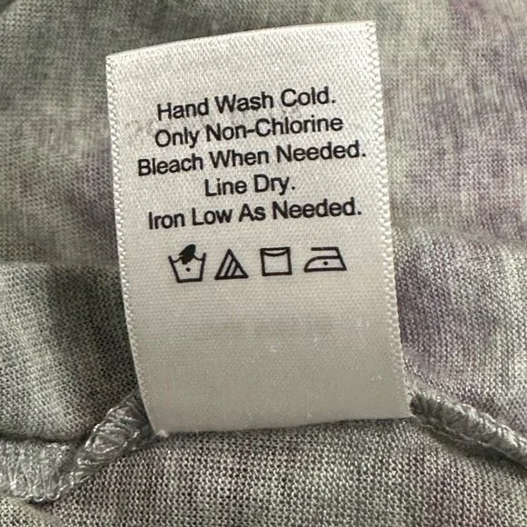 Coldwater Creek XL Sleeveless Dark Floral Lace Trim Top Boho Fairy Made In USA - Picture 5 of 7